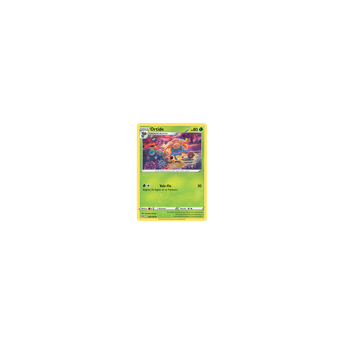 Carte Ortide - Peu commune de Pokémon Origine Perdue 002/196