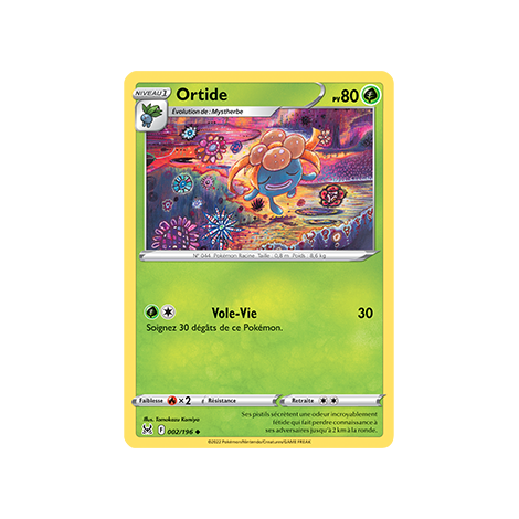 Carte Ortide - Peu commune de Pokémon Origine Perdue 002/196