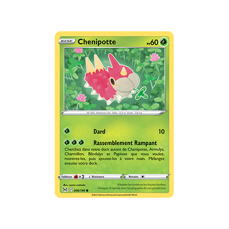 Découvrez Chenipotte, carte Commune de la série Origine Perdue