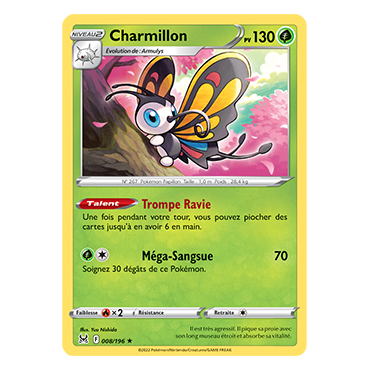 Charmillon 008/196 l'extension Pokémon Origine Perdue