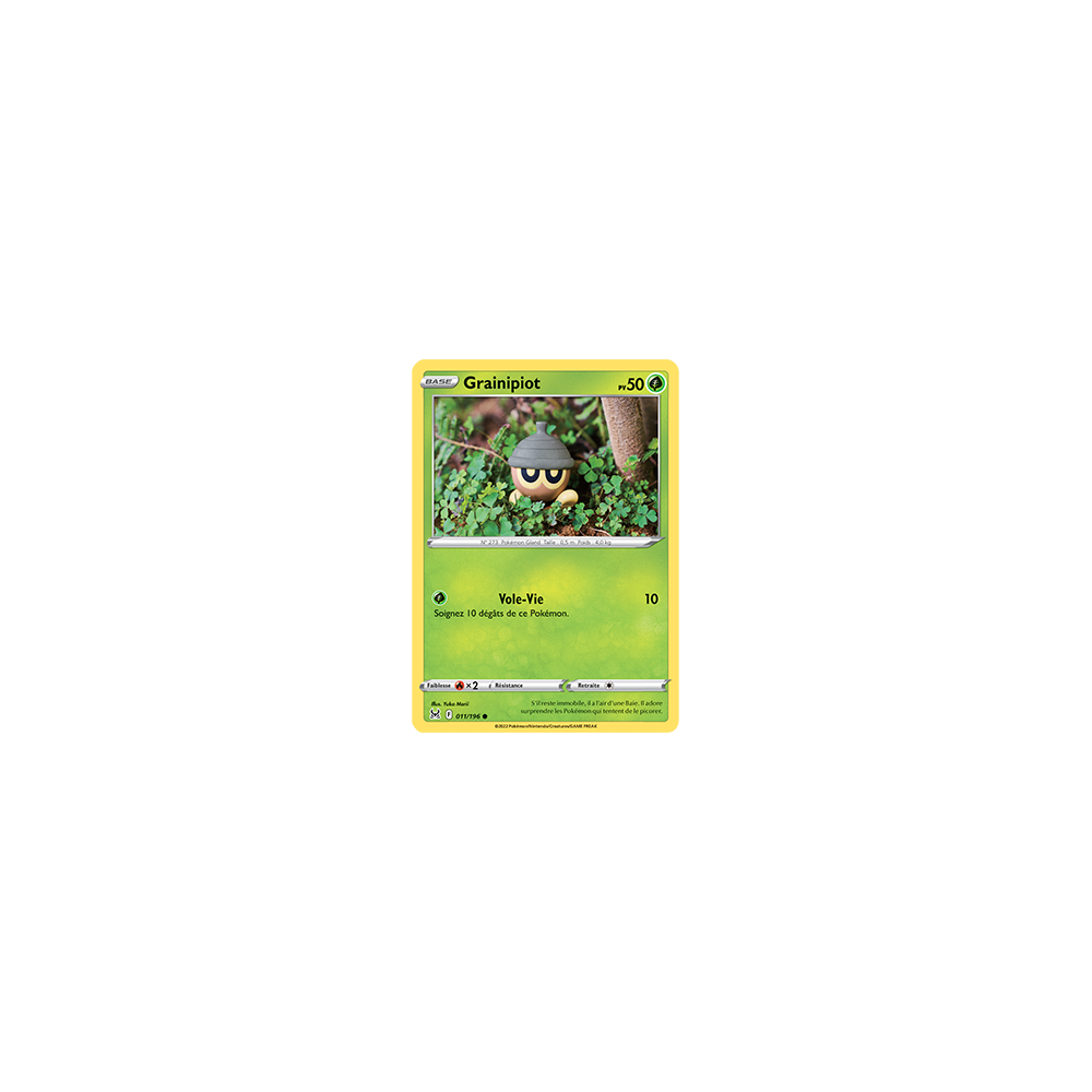 Carte Grainipiot - Commune de Pokémon Origine Perdue 011/196
