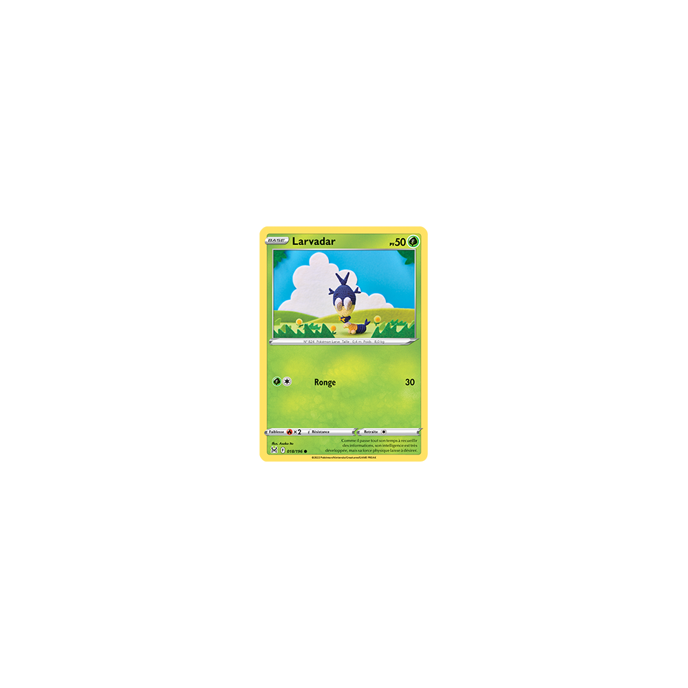 Larvadar 018/196 : Joyau Commune de l'extension Pokémon Origine Perdue