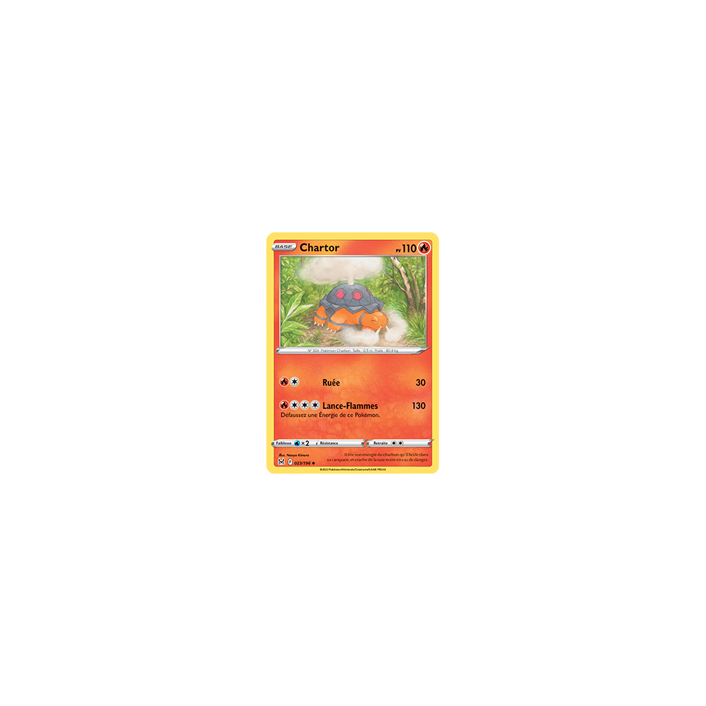 Chartor 023/196 : Joyau Peu commune de l'extension Pokémon Origine Perdue