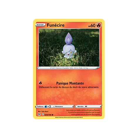 Carte Funécire - Commune de Pokémon Origine Perdue 024/196