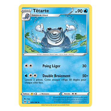 Carte Têtarte - Peu commune de Pokémon Origine Perdue 031/196