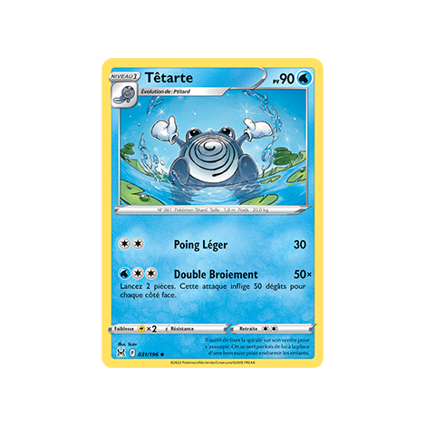 Carte Têtarte - Peu commune de Pokémon Origine Perdue 031/196