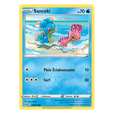 Sancoki 039/196 : Joyau Commune de l'extension Pokémon Origine Perdue