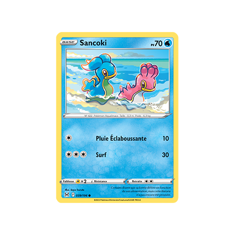 Sancoki 039/196 : Joyau Commune de l'extension Pokémon Origine Perdue
