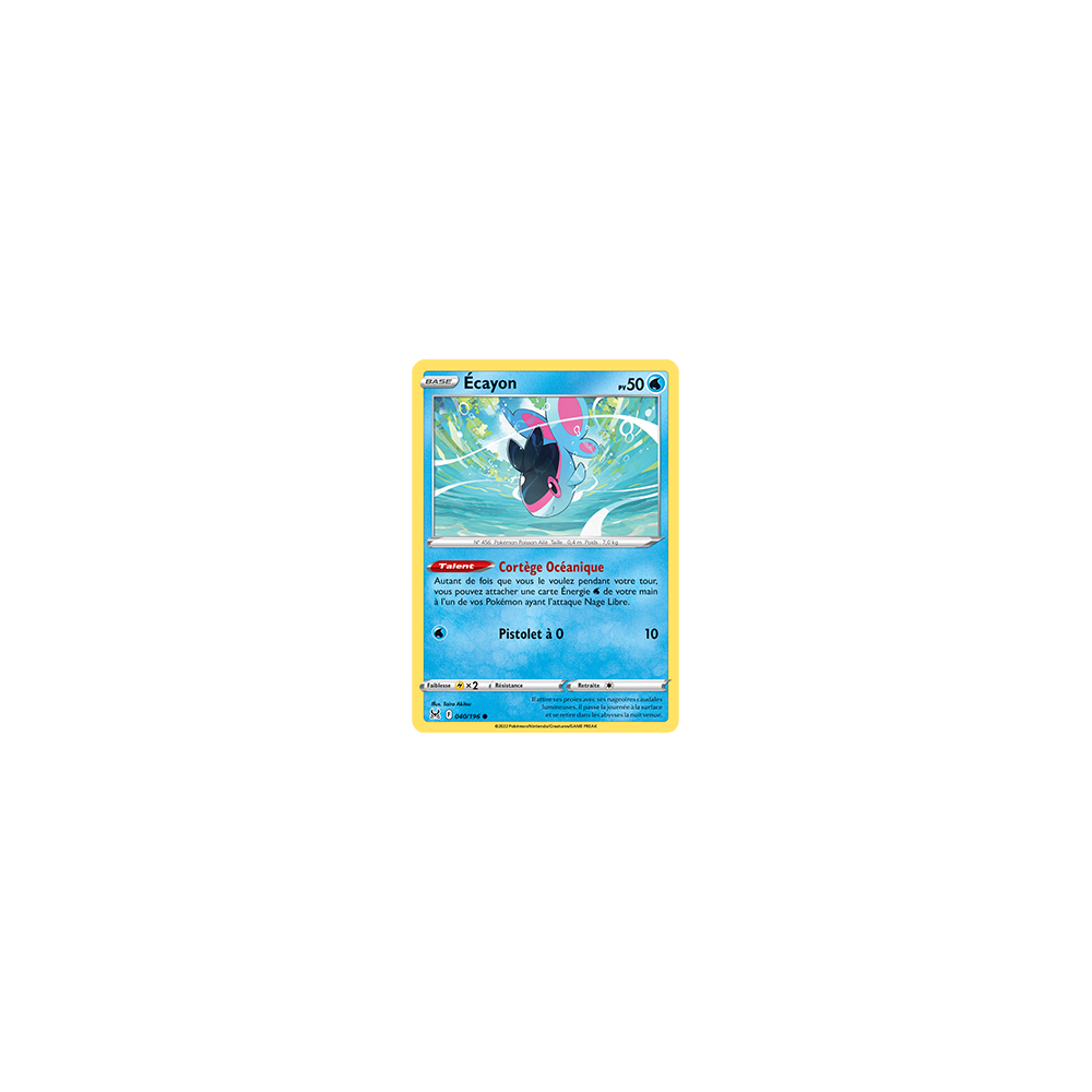 Écayon 040/196 : Joyau Commune de l'extension Pokémon Origine Perdue