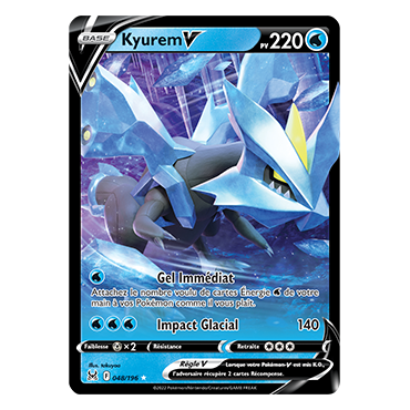 Kyurem 048/196 : Holographique rare V de Pokémon Origine Perdue