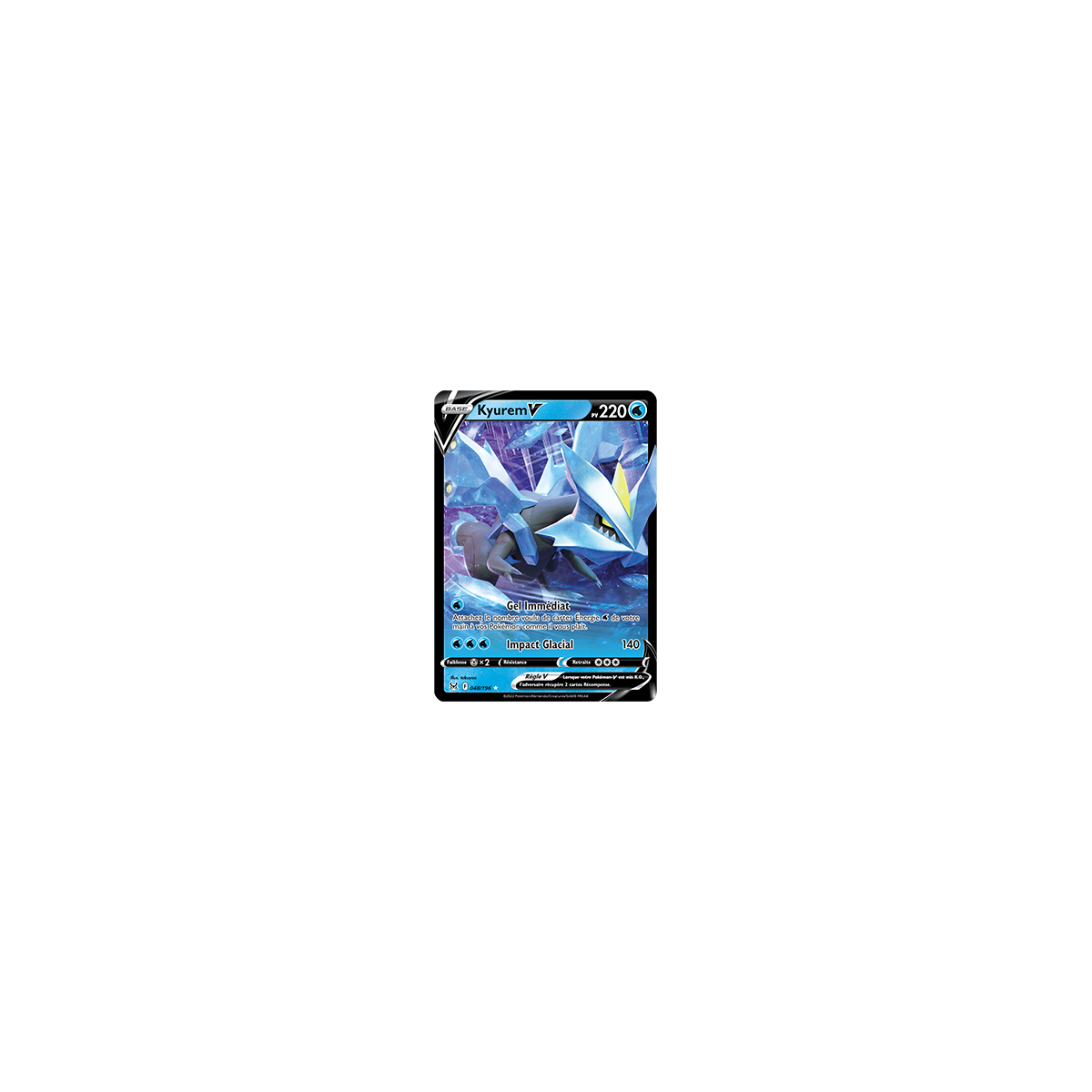 Kyurem 048/196 : Holographique rare V de Pokémon Origine Perdue