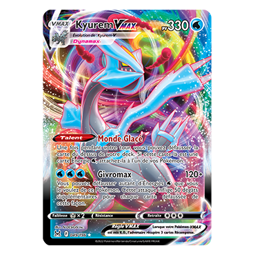Kyurem 049/196 : Holographique rare VMAX de Pokémon Origine Perdue