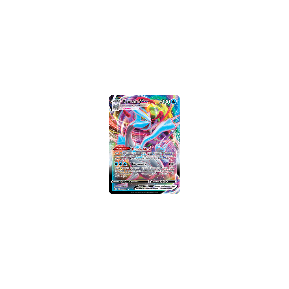 Kyurem 049/196 : Holographique rare VMAX de Pokémon Origine Perdue