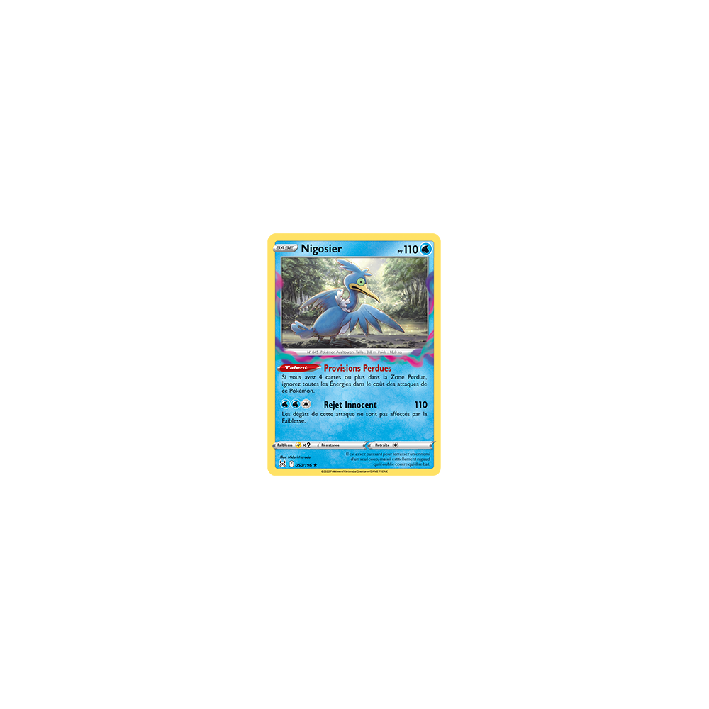 Carte Nigosier - Rare de Pokémon Origine Perdue 050/196