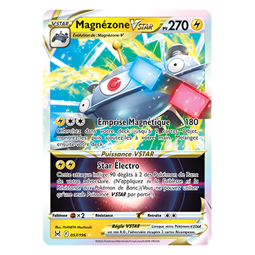 Carte Magnézone - Holographique rare STAR Origine Perdue 057/196