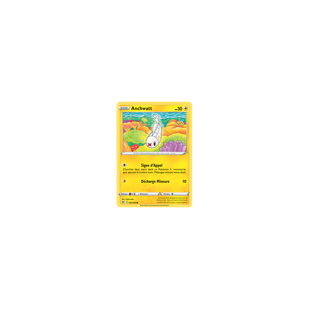 Carte Anchwatt - Commune de Pokémon Origine Perdue 059/196