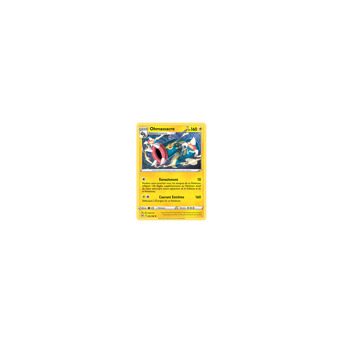 Ohmassacre 061/196 : Joyau Rare de l'extension Pokémon Origine Perdue