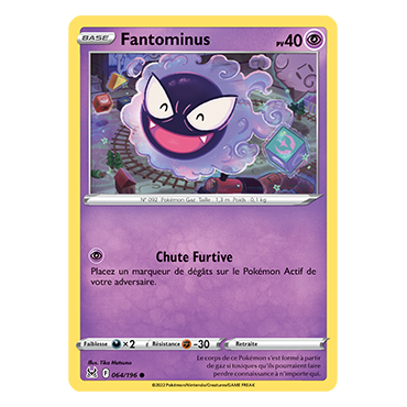 Fantominus 064/196 : Joyau Commune de l'extension Pokémon Origine Perdue