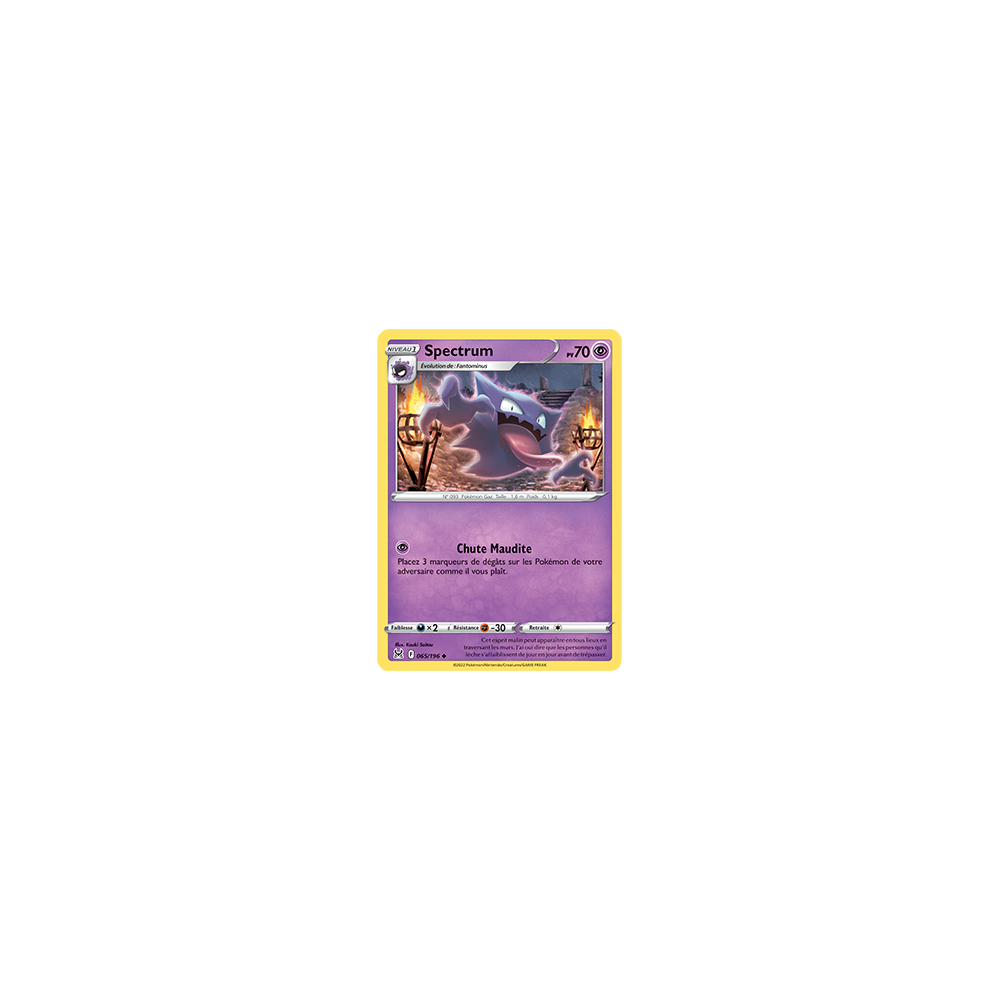 Carte Spectrum - Peu commune de Pokémon Origine Perdue 065/196