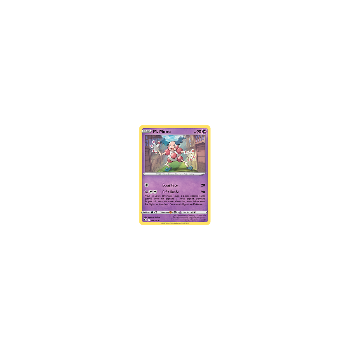 Carte M. Mime - Rare de Pokémon Origine Perdue 067/196