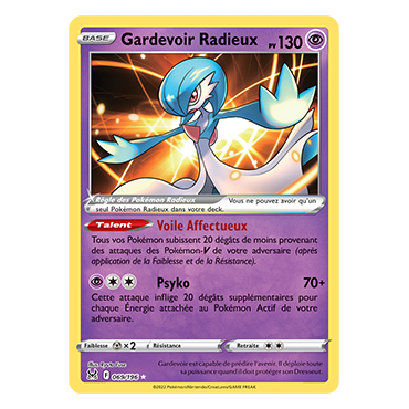 Gardevoir Radieux 069/196 : Radieux rare de Pokémon Origine Perdue