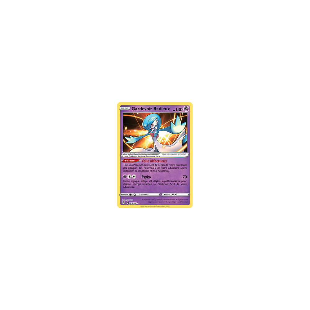Gardevoir Radieux 069/196 : Radieux rare de Pokémon Origine Perdue