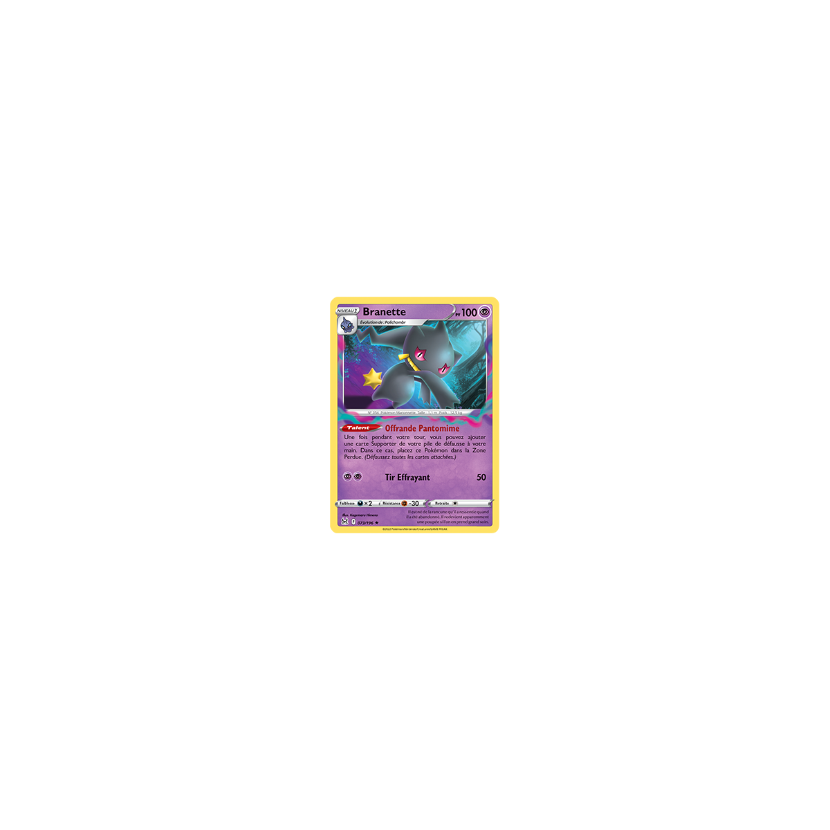 Branette 073/196 : Joyau Rare de l'extension Pokémon Origine Perdue