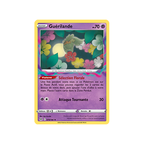 Guérilande 079/196 : Joyau Rare de l'extension Pokémon Origine Perdue