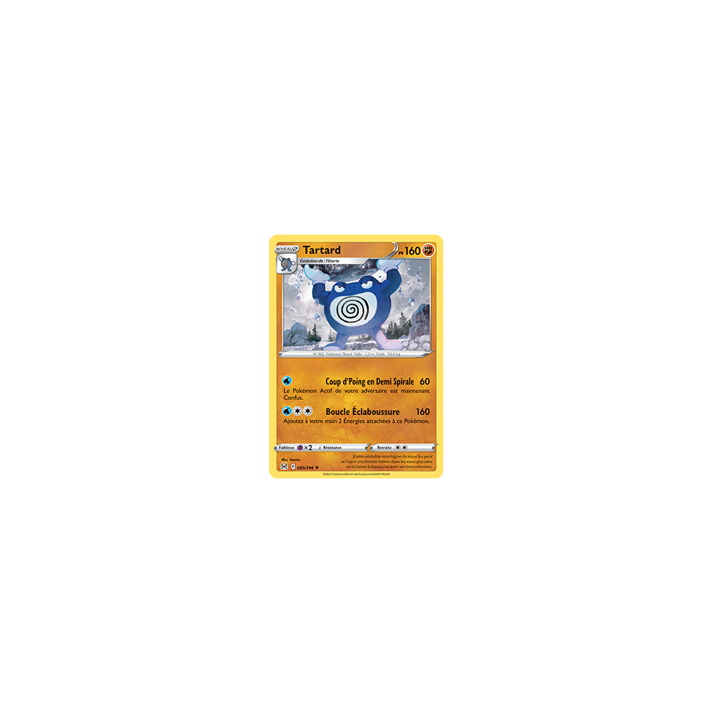 Carte Tartard - Rare de Pokémon Origine Perdue 085/196