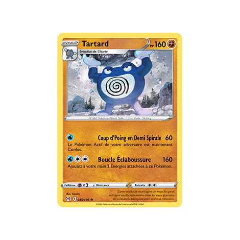Carte Tartard - Rare de Pokémon Origine Perdue 085/196