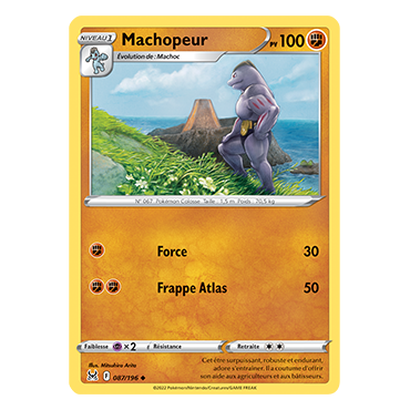 Découvrez Machopeur, carte Peu commune de la série Origine Perdue