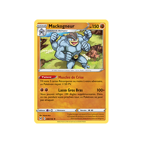 Mackogneur 088/196 rare de l'extension Pokémon Origine Perdue