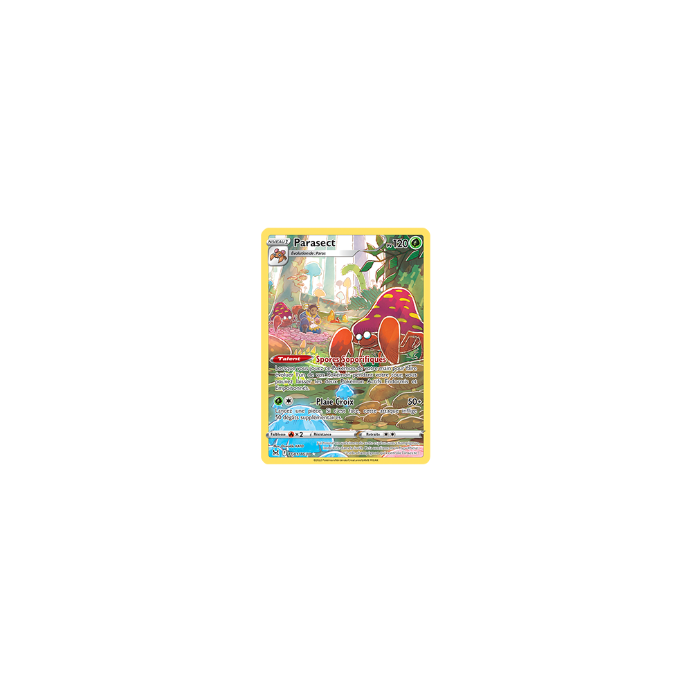 Carte Parasect - Holographique rare Pokémon Origine Perdue TG01/TG30