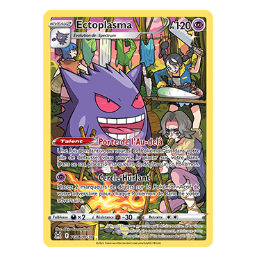 Carte Ectoplasma - Holographique rare Pokémon Origine Perdue TG06/TG30