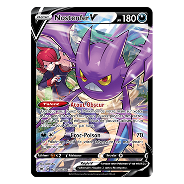 Nostenfer TG20/TG30 : Joyau Holographique rare V de l'extension Pokémon Origine Perdue