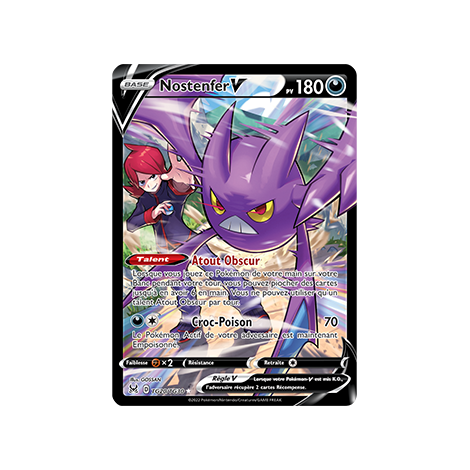 Nostenfer TG20/TG30 : Joyau Holographique rare V de l'extension Pokémon Origine Perdue