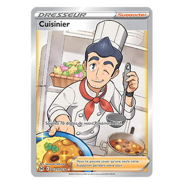 Cuisinier TG25/TG30 : Joyau ultra rare de l'extension Pokémon Origine Perdue