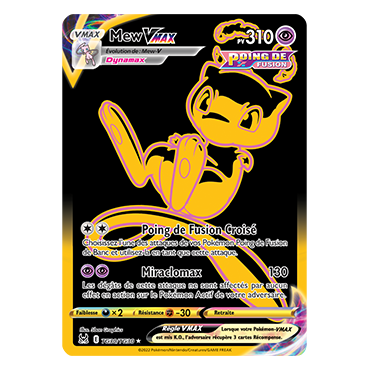 Carte Mew - secrète rare de Pokémon Origine Perdue TG30/TG30