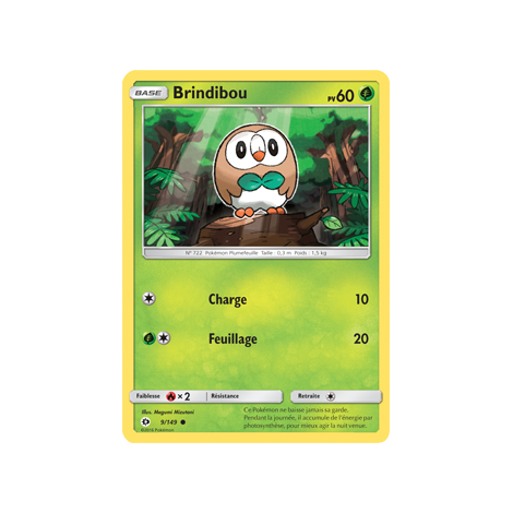 Brindibou 9/149 : Joyau Commune de l'extension Pokémon Soleil et Lune (JCC)