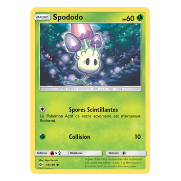 Carte Spododo - Commune de Pokémon Soleil et Lune (JCC) 16/149