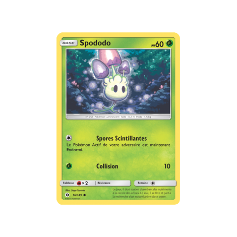 Carte Spododo - Commune de Pokémon Soleil et Lune (JCC) 16/149