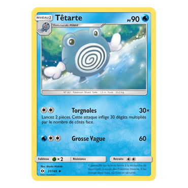 Carte Têtarte - Peu commune de Pokémon Soleil et Lune (JCC) 31/149
