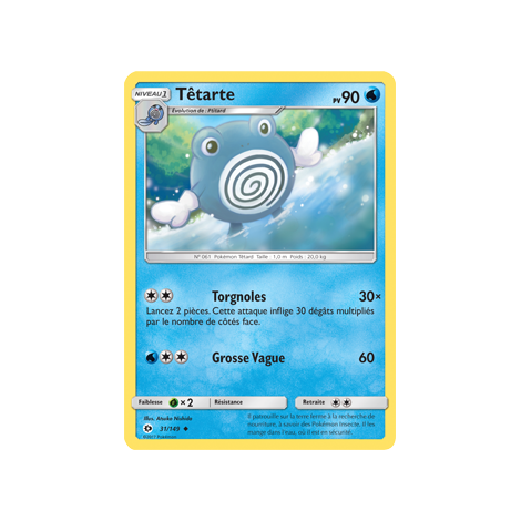 Carte Têtarte - Peu commune de Pokémon Soleil et Lune (JCC) 31/149