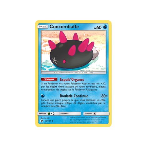 Carte Concombaffe - Peu commune de Pokémon Soleil et Lune (JCC) 47/149