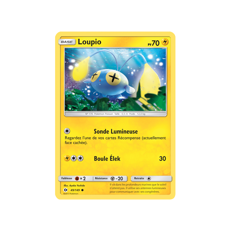 Carte Loupio - Commune de Pokémon Soleil et Lune (JCC) 49/149