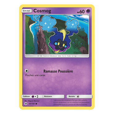 Cosmog 64/149 : Joyau Commune de l'extension Pokémon Soleil et Lune (JCC)