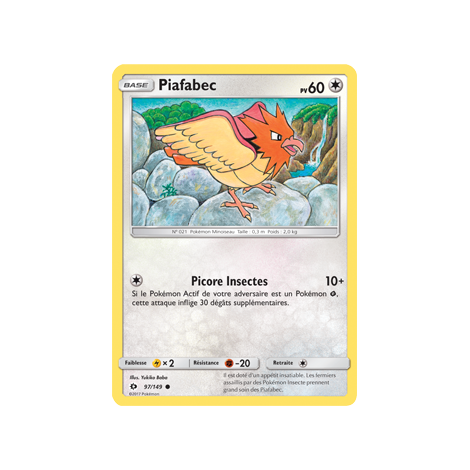 Piafabec 97/149 : Joyau Commune de l'extension Pokémon Soleil et Lune (JCC)