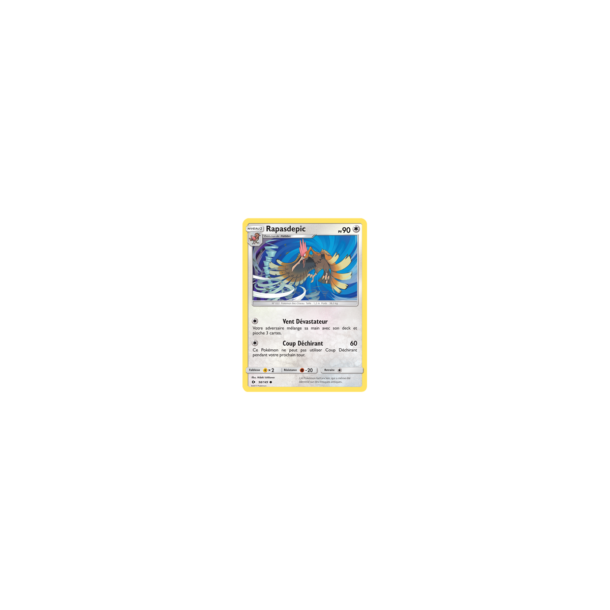 Carte Rapasdepic - Commune de Pokémon Soleil et Lune (JCC) 98/149