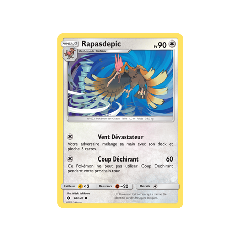 Carte Rapasdepic - Commune de Pokémon Soleil et Lune (JCC) 98/149