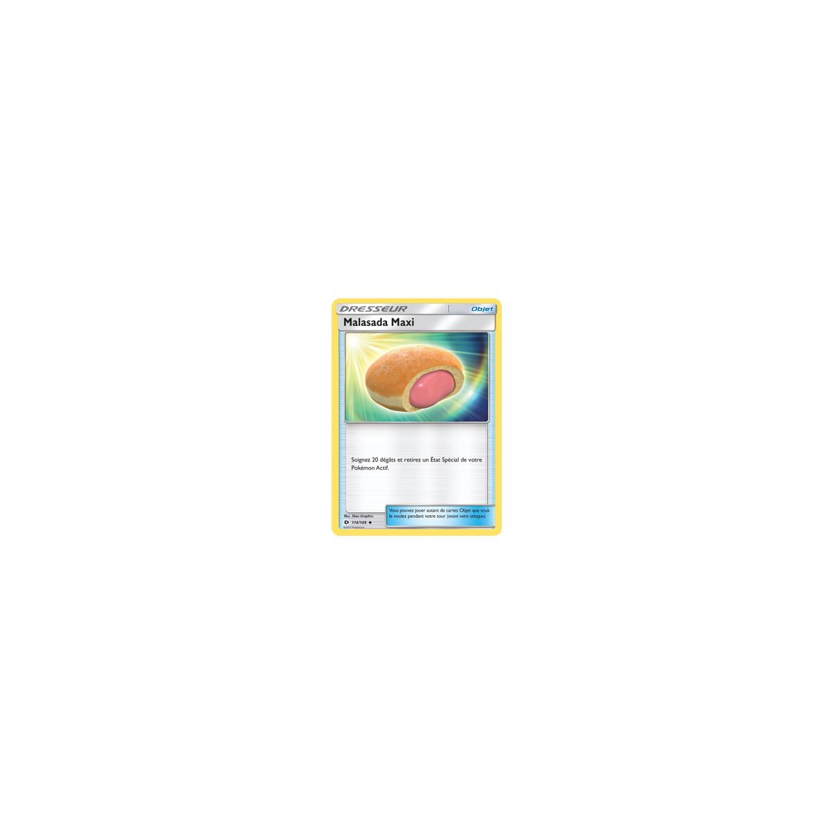 Carte Malasada Maxi - Peu commune de Pokémon Soleil et Lune (JCC) 114/149